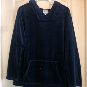 velour hoodie